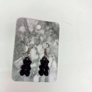 Teddy bear earings